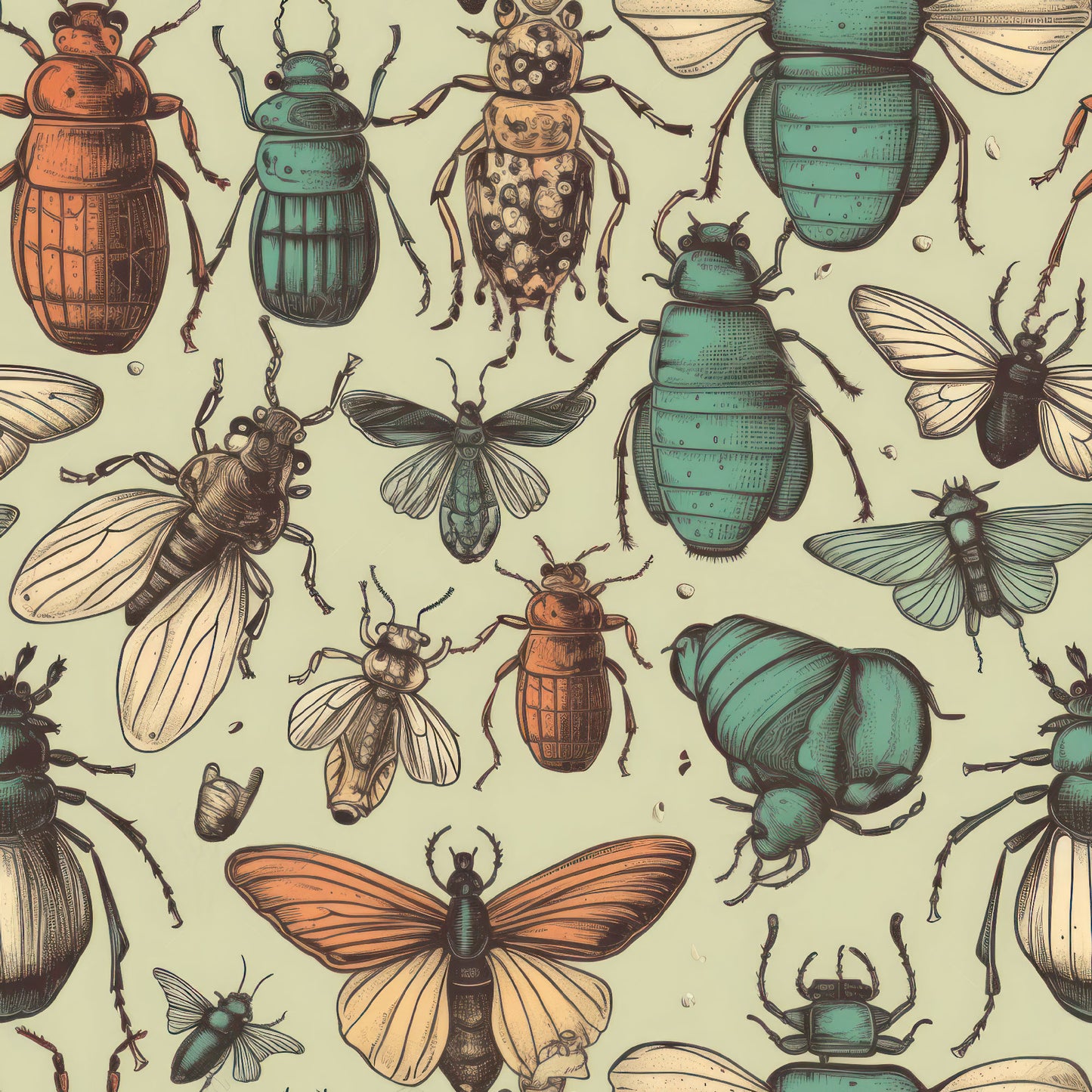 Entomology Wallpaper Sample