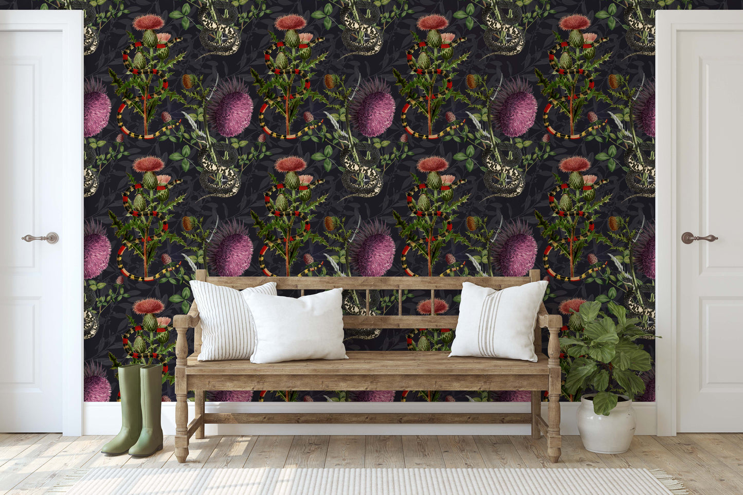 Thistle Wallpaper Sample